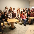 Membres de la facultat, en la inauguració de l’Espai Kairós. - MAGDALENA ALTISENT