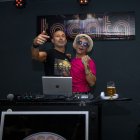 Rafa Ariño i Aarön Sáez van ‘punxar’ música al Tocata de Lleida. - RAFA ARIÑO