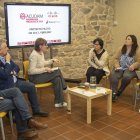 La segona taula redona de la jornada celebrada a Verdú es va centrar en solucions tecnològiques. - LAIA PEDRÓS