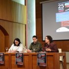 La sala de la Immaculada de la Seu va acollir ahir una jornada sobre prevenció de violències sexuals. - C. SANS