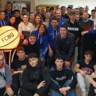 Un grup de col·legiats de la Territorial Lleida, durant una sessió tècnica amb membres de la Federació Catalana. - FCBQ