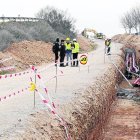 Imatge d’arxiu de la construcció d’una línia elèctrica soterrada a la partida de Rufea. - SE