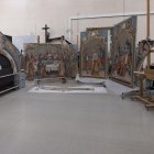 El conjunt de teles de l’església de Santa Maria de Ribera de Cardós. - CRBMC