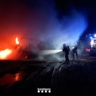 Crema un tractor a Almacelles i una persona inhala fum a Bellvís - BOMBERS DE LA GENERALITAT