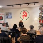 L’autora barcelonina Maria Carme Roca, a la llibreria Caselles. - LLIBRERIA CASELLES