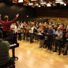 Assaig previ a l’estrena a la Llotja de l’espectacle ‘Òpera a les venes’ - AMADO FORROLLA