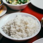 Un plato de arroz.