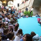 Ada Cusidó va oferir l’espectacle ‘Dins del cor’ al pati de l’IEI. - MAGDALENA ALTISENT