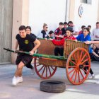 La Ruckana, gimcana itinerant, va ser una de les activitats estrella ahir als Tres Tombs. - LAIA PEDRÓS