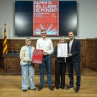 L’IEI va acollir la presentació ahir de la Festa del Llibre de Ponent. - IEI