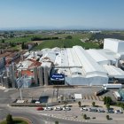 Imatge aèria de la planta de Lactalis a Mollerussa. - GRUP LACTALIS