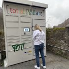 Les taquilles intel·ligents instal·lades a la Torre de Capdella. - ACN