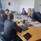 L’alcalde, Fèlix Larrosa, reunit ahir amb membres del Govern. - AJUNTAMENT DE LLEIDA