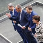 Democristians i socialdemòcrates van anunciar el pacte. - EFE/EPA/HANNIBAL HANSCHKE