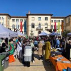 La plaça de les Escoles va concentrar els actes de la segona edició del Fòrum de les Cultures. - A. SERÒS