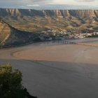 La imatge mostra la circulació del sediment del Segre a l’Ebre. - CEDEX