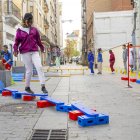 Entre les activitats que es proposaven hi havia circuits d’obstacles i habilitats. - JORDI ECHEVARRIA