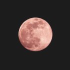 Imagen de archivo de una luna rosa.