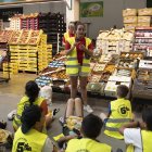 Una campanya a Mercabarna de promoció del consum de fruites i verdures entre els nens. - SEGRE