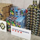 Els investigadors van trobar 1.120 botelles d’òxid de nitrogen. - MOSSOS D’ESQUADRA/GUÀRDIA URBANA REUS