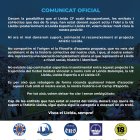 Comunicat de les penyes del Lleida CF