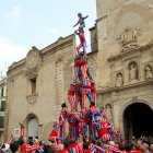 Una actuació de la Nova Muixeranga d'Algemesí.