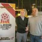 Agustí Soler i Txema del Rosal, durant la presentació ahir de l’acord de patrocini. - XP