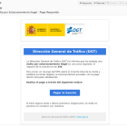Correo que suplanta a la DGT.