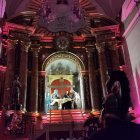 El moment en què la figura de Jesucrist és desclavada de la creu a la Granadella. - AJUNTAMEMENT DE LA GRANADELLA