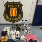 Imatge dels objectes que van recuperar els Mossos. - MOSSOS D’ESQUADRA