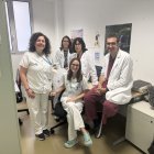 Núria Gallart, Montse Bosch, Estefania Anaya, Anabel Martínez i Oriol Yuguero. - MARC CARBONELL