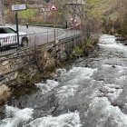 El lloc on es va trobar ahir el cos a Ordino. - POLICIA ANDORRA