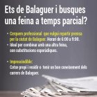 Oferta de feina a Balaguer per a repartiment de premsa
