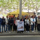 Dirigents d'ERC, abans de la presentació del Club de Lectura.