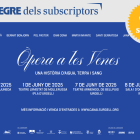 Òpera a les venes, el 4 de maig i el 1, 6 i 7 de juny.