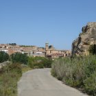 Vista del poble del Cogul.