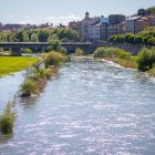 El riu Segre al seu pas per Lleida