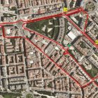 El recorregut de la Cursa Balàfia que se celebra aquest diumenge 27 d'abril.