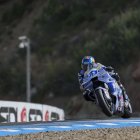Àlex Márquez, rodant sobre el circuit de Jerez en la primera jornada del GP d’Espanya. - EFE