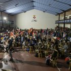 El pabellón municipal de L'Albi esta noche.