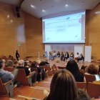 La jornada ‘Salut i Escola’, ahir al campus de Cappont. - S.E.