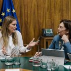 La ministra per a la Transició Ecològica i el Repte Demogràfic, Sara Aagesen, es va reunir ahir amb la presidenta de la CNMC, Cani Fernández. - CARLOS LUJÁN / EUROPA PRESS