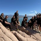 L’expedició del Vila-sana es va relaxar ahir amb una excursió al dic d’Ullum. - CLARA LIÁÑEZ