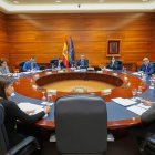 Bolaños va presidir ahir el comitè de seguiment per la crisi elèctrica a Moncloa. - MONCLOA