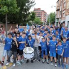 La rua va passar pel centre de la ciutat, on la va seguir l’afició. - J.GÓMEZ