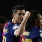 Lewandowski, en una imatge d’un partit recent. - EFE