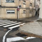 Un dels embornals amb acumulació de residus. - AJUNTAMENT DE TÀRREGA
