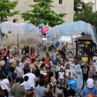 Un instant de l’espectacle ‘Vai Via’ de la companyia Xirriquiteula. - AMADO FORROLLA