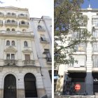 L'edifici del número 15 del carrer Blondel que també té façana al carrer Madrid.