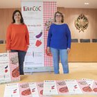 L’alcaldessa, Alba Pijuan, i la regidora Núria Robert. - LAIA PEDRÓS